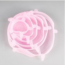 6개/대 실리콘 식품 포장 봉투 인감 커버 재사용 가능한 진공 뚜껑 스트레치 신선한 꿀벌 왁스 환경 친화적, 한개옵션1
