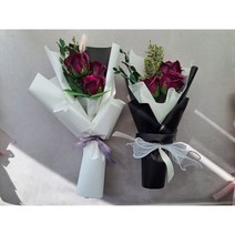 보라색장미비누꽃다발 화이트데이 기념일 스승의날 어버이날 꽃선물, 화이트