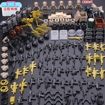 중국 레고 호환 블록 전투 해병대 해군 특수 경찰 군인 사람 피규어 미군, BB