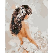 전자액자 사용자 정의 20x30cm 아니 프레임 발레 댄서 숫자로 디지털 그림 성인 아크릴 캔버스 홈 장식 벽 예술, [01] 20x30cm no frame, [09] 99537