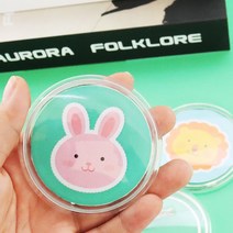 아크릴 투명뱃지(20개) 7.5cm