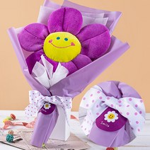 얼굴만한 꽃인형 한송이 꽃다발 프로포즈 여친 선물