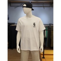 NBA SH04 남여공용 빅로고 기본핏 반팔 티셔츠 N222TS951P(01)