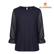 [올포유] [올포유] 여성 쉬폰 진주 티셔츠 ALTRK3241-915_G