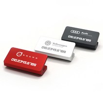 람앤클 수입 전차종 엠블럼 풀 알루미늄 미니 주차 번호판 벤츠 아우디 폭스바겐 테슬라 지프 포드 링컨 랜드로버 재규어, 쉘비 - 실버