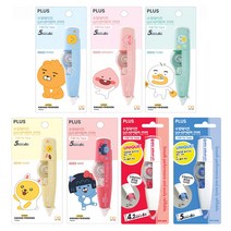 플러스 리필식 수정테이프 리필 본품 WH-604/WH-605 펜타입 카카오, 카카오프렌즈 네오
