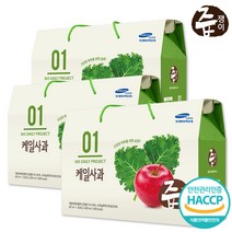 [KT알파쇼핑]즙쟁이 케일사과즙 3박스 90포, 소, 3개