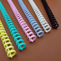 오피스존 제본 바인더링 30공 10mm 1개 노랑, 단품