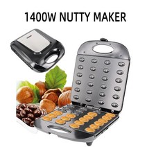호두과자기계 호두과자 1400W 홈 너티 기계 220V 전기 호두 케이크 메이커 자동 빵 베이킹 팬 오븐 아침, [01] 220240V, [04] AU, 1개