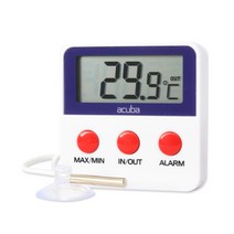 아쿠바 내 외부센서 디지털 온도계 냉장고 온도계 CS-001, 1개