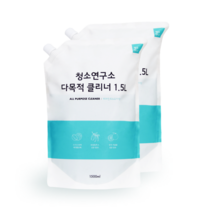 청소연구소 다목적 클리너 리필 1.5L, 2개