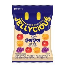 롯데제과 구미당기는 구미 딸기맛 젤리, 66g, 12개