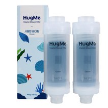 허그미 피부보습 비타민C 염소제거 아로마 향기 샤워필터, 시원한 바다향, 2개입