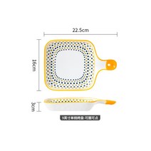 서유럽 손잡이 앞접시 도자기 오븐 그릇 먹방앞접시, C
