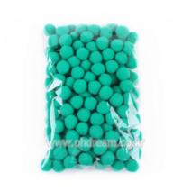 솜방울 폼폼이 털방울, 1봉, 뿅뿅이 20mm 녹색 200입