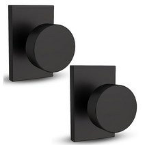 Mega Handles Privacy I 복도 옷장 및 욕실용 문 손잡이 양면 튼튼한 디자인 모든 표준 크기에 적합 나사 포함 - 새틴 황동 (1팩) 430952