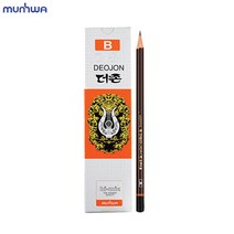 더존 문화 연필 4B 학습용 컴퓨터용 12개입 미술용 사무용 2H 3H 4H 6H HB B 2B, 문화 더존 연필 B 12개입 미술용 학습용