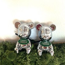 픽도큐먼트 베어브릭 크롬 차량용 방향제 디퓨저 리필 차량방향제 자동차 고급, 크롬베어 로즈골드, 일랑 일랑 10ml