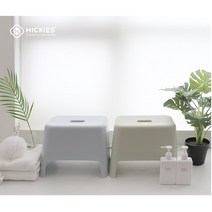 [JJ홈디] 심플&모던 욕실의자 1+1 _욕실용품 어린이 미끄럼 방지 안전한 욕실발판 목욕의자 대형, 베이지1+1