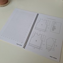 (자체제작) 뜨개 니트제작 제도노트