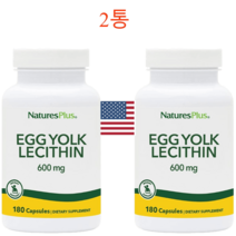 난황유 난황 레시틴 계란레시틴 난유캡슐 600mg 180캡슐X2통