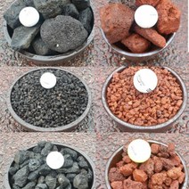 유림화훼자재상사 화산석 자연화산석화분마감재 가벼운돌 화산원석괴석유림화분 화산사(블랙) 1호(3~5mm) 1kg, 1개