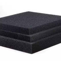 50cmx50cmx2cm 블랙 여과 거품 수족관 물고기 탱크 생화학 필터 스폰지 패드 스키머 긴 사용 시간 스폰지 공급 탱크, 45x45x3cm, 중간 구멍