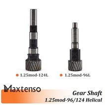 랙기어 Maxtenso 1 25mod 계수 cnc 샤프트 피니언 나선형 톱니 96mm, 1.25mod-96r