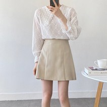 [다잇템] 여자 모티브 다이아 레이스 블라우스