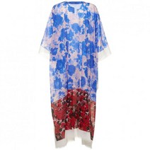 DRIES VAN NOTEN 드리스 반 노튼 Printed 코튼 voile kaftan 미디 원피스152891