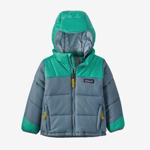 파타고니아키즈 신테틱 퍼퍼 패딩 그레이 후디 유아 플리스 아우터 K Synthetic Puffer Hoody