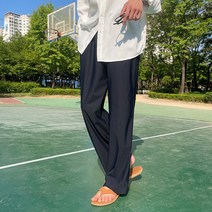 쿨링 아이스 와이드 밴딩 사방스판 냉장고 팬츠(4color)
