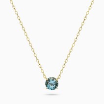 에버링 18K 금 목걸이 블루 다이아몬드 0.5캐럿(5부) 시드_NBDM8605 Diamond Necklace Gift