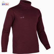 기능성 스판 약기모 긴목 폴라 티셔츠 기모티셔츠 스판티셔츠 단체티셔츠 작업복 내의 약기모 단체복