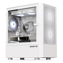 쓰리알시스템 컴퓨터 케이스 미니타워 L300 CODE, L300 CODE(화이트)
