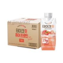 테이크핏 내몸에 핏한 단백질 플랜 퓨어프로틴 자몽맛 음료, 4500ml, 9box