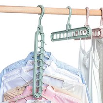방향조절 여행용행거 휴대용옷걸이 9칸