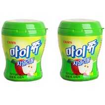 크라운 마이쮸 용기 사과, 110g, 2개입