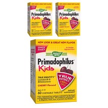 네이쳐스웨이 프리마도필러스 유산균 어린이용 츄어블 타블렛, 60개입, 3개