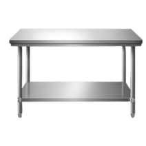 스텐 작업 다이 작업대 주방 보조 테이블 조리대 선반, 길이 100 폭 50 높이 80 두꺼운 2단