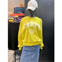 잠뱅이 W몰 잠뱅이 여성 드랍 숄더 슬로건 맨투맨 티셔츠 AM3WTS657