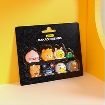 카카오프렌즈 차량용 대시보드 네비게이션 모니터 장식 피규어 8종 마스크걸이, 피규어 8종세트