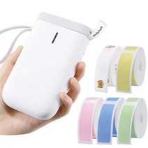 Niimbot 휴대용 무선 블루투스 미니 라벨기 라벨프린터 네임택 인쇄기, 블랙, NIIMBOT 라벨 프린터 D11, 1개