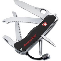 빅토리녹스멀티툴 맥가이버칼 Rescue Tool 파우치포함, Black