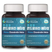 윌케어 프라임 콘드로이친 메타정 알약 HACCP 식약처인증, 2병
