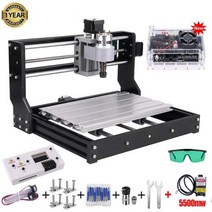 CNC조각기 CNC 3018 프로-레이저 나무 라우터 GRBL ER11 DIY 미니 조각 기계 PCB PVC 오프라인 컨트롤러, 5500mw laser, 3018pro add offline