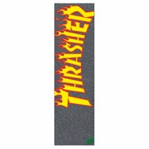Mob Grip Mob Thrasher 플레임 로고 그래픽 스케이트보드 그립테이프