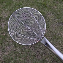 뜰채프레임 접이식 뜰채 살림망 민물 통발 보강 가장자루 대튀김 스테인리스 스틸 대루수저 스틸 실루수저 긴손루수저 그물망 강선자루, 10 지름32손잡이가 길다40(두꺼움3선)총길이68