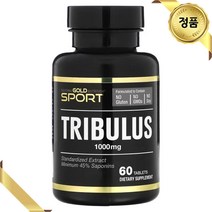 캘리포니아골드뉴트리션 스포츠 트리뷸러스 1000mg 60정 사포닌 채식주의자 글루텐프리