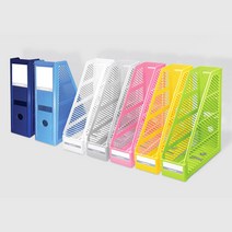 카파맥스 개폐식 서류꽂이 화일박스 1단 화일꽂이, 노랑